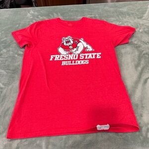 Rivalry Threads Red Fresno State Bulldogs Tee